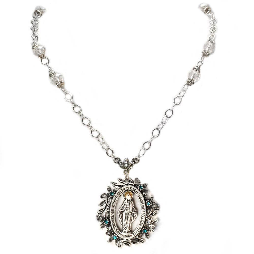 Sweet Romance Jewelry - Wholesale Pendant/Charm Necklace - Blessed Virgin Mary Our Lady Necklace N10851