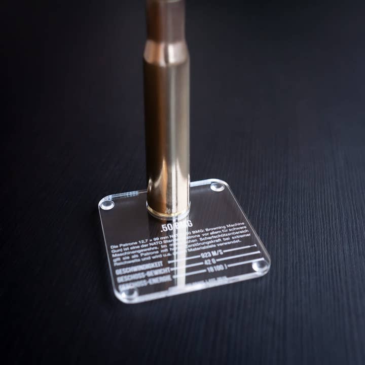 .50 Bmg cylinderampul holder for engroshandel hos Copper and Brass