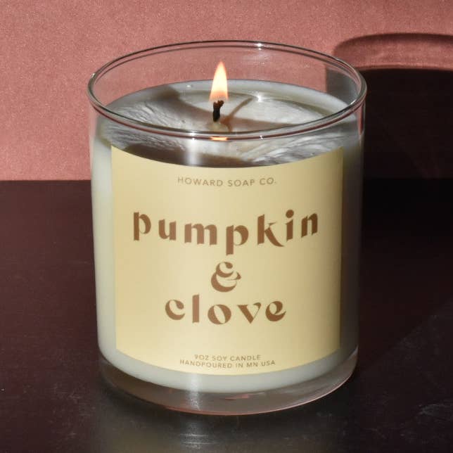 Candela - Pumpkin+Clove per la vendita all'ingrosso da parte di Howard Soap Company
