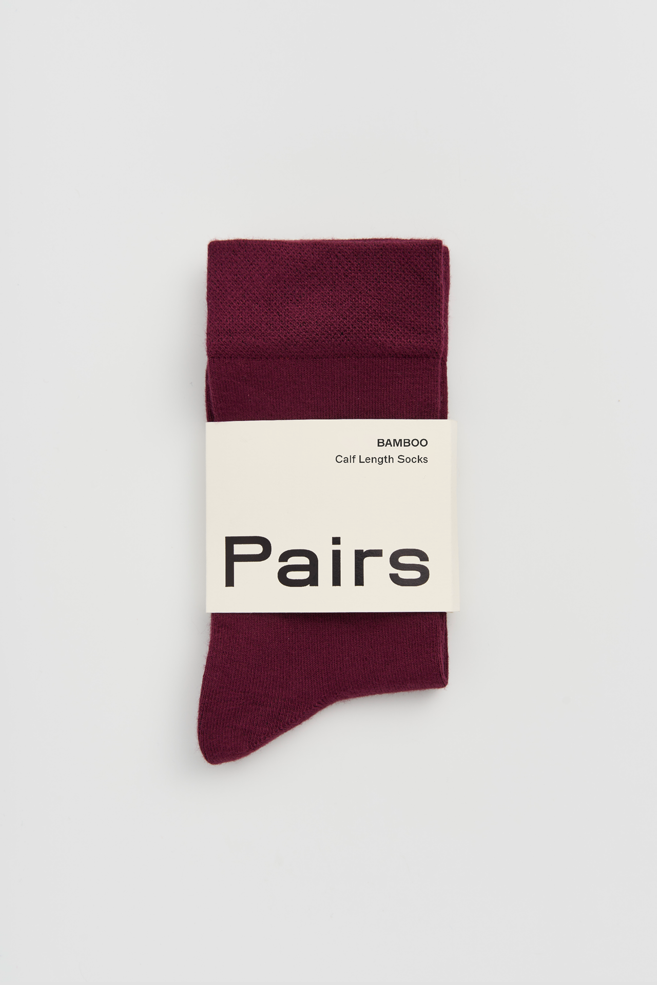 Pairs Socks – Engroshandel Strømper - Unisex – Mørke Blomme Bambus Sokker2