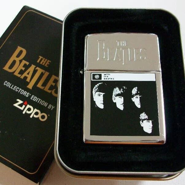 Rare 1996 avec les Beatles Zippo Lighter pour la vente par Lighter King