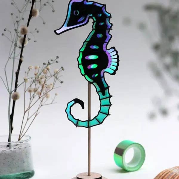 Papier Plume - Wholesale DIY Craft Kit - Paper Seahorse