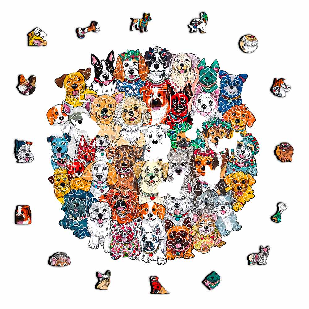 Crafthub - Wholesale Puzzle - Adult - Dog Art - Jigsaw Puzzle1