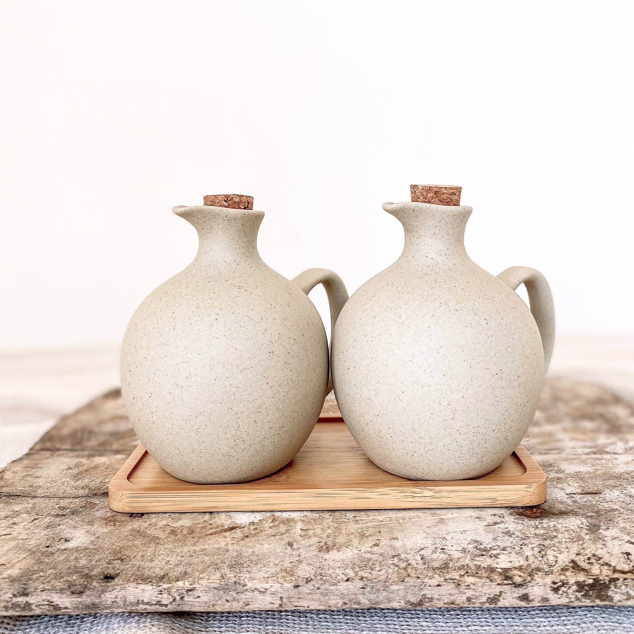 So At Nature – wholesale Jug – Ceramic Jug with Cork Stopper - Kande5