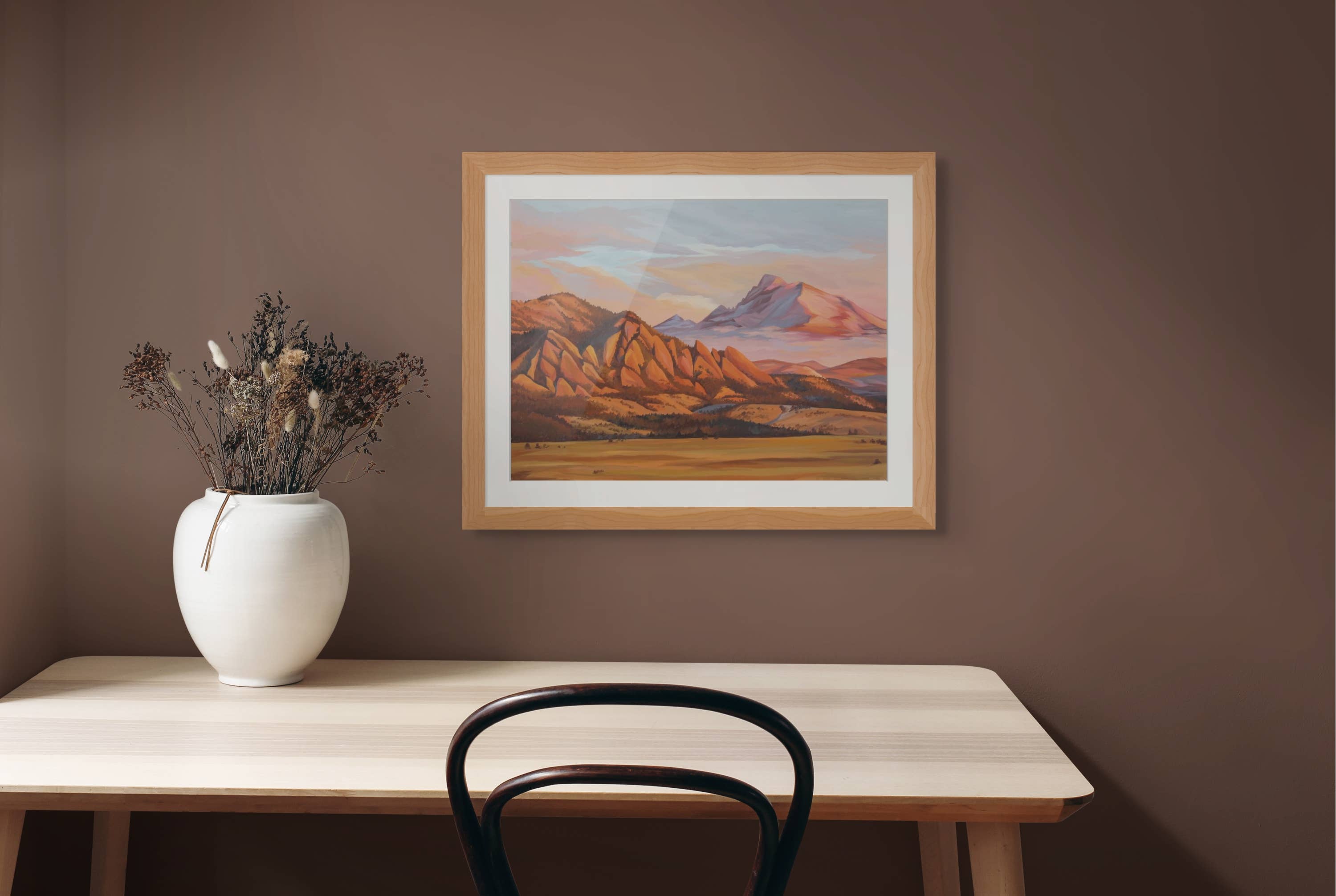 V Dub Art - Wholesale Art Print - Onwards (Flatirons and Longs Peak) Giclee Print4