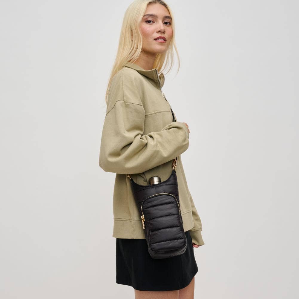 Urban Expressions - Wholesale Crossbody Bag - Women's - Jace Water Bottle Nylon Puffer Crossbody0