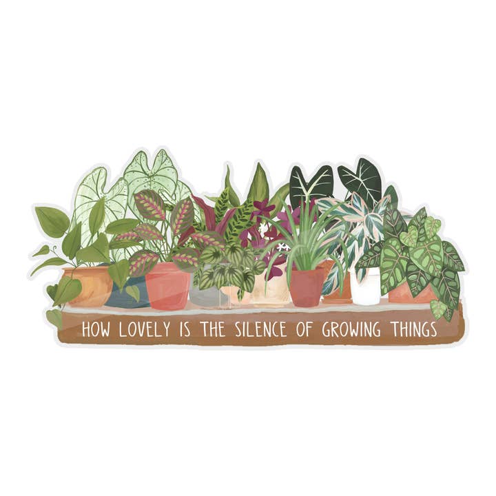 1canoe2 | One Canoe Two Paper Co. - Wholesale Sticker - Houseplants Clear Decal Sticker