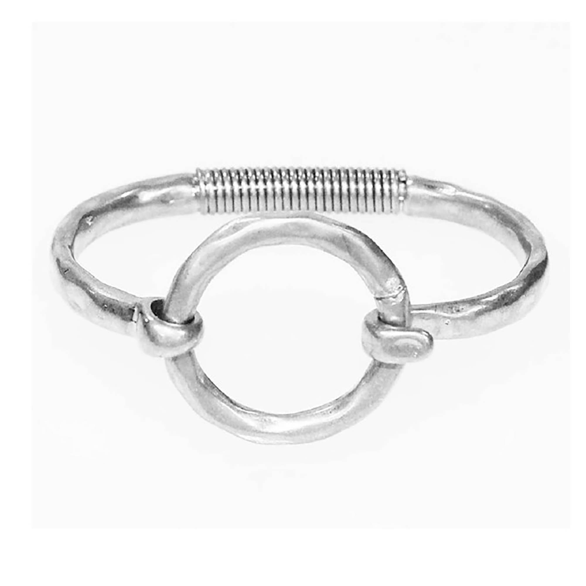 NY Jewelry House – wholesale Bangle bracelet – Hammered Circle Hinge Bracelet5