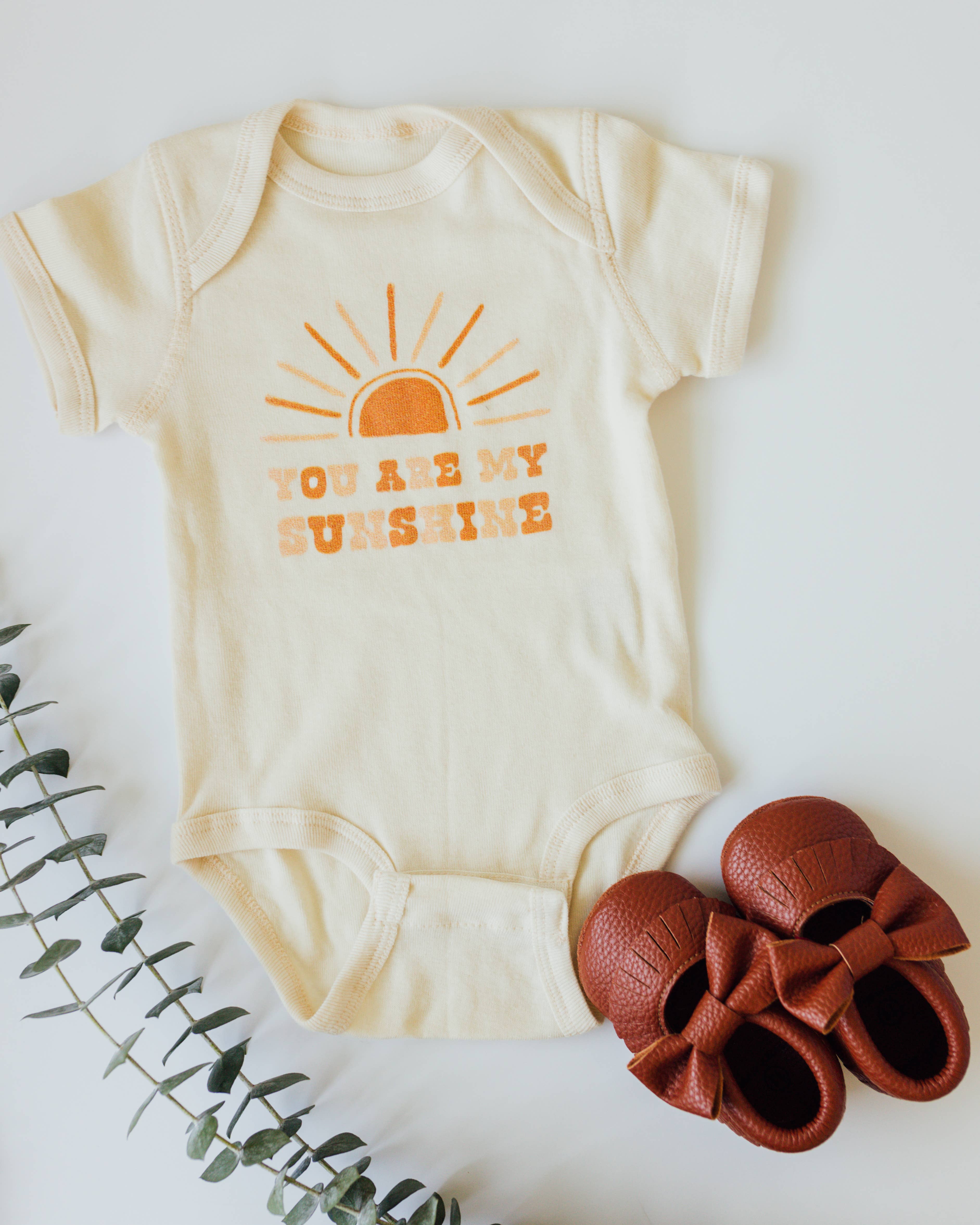 Crowned Free - Wholesale Bodysuit (Non-Footed) - Baby - You Are My Sunshine Onesie3
