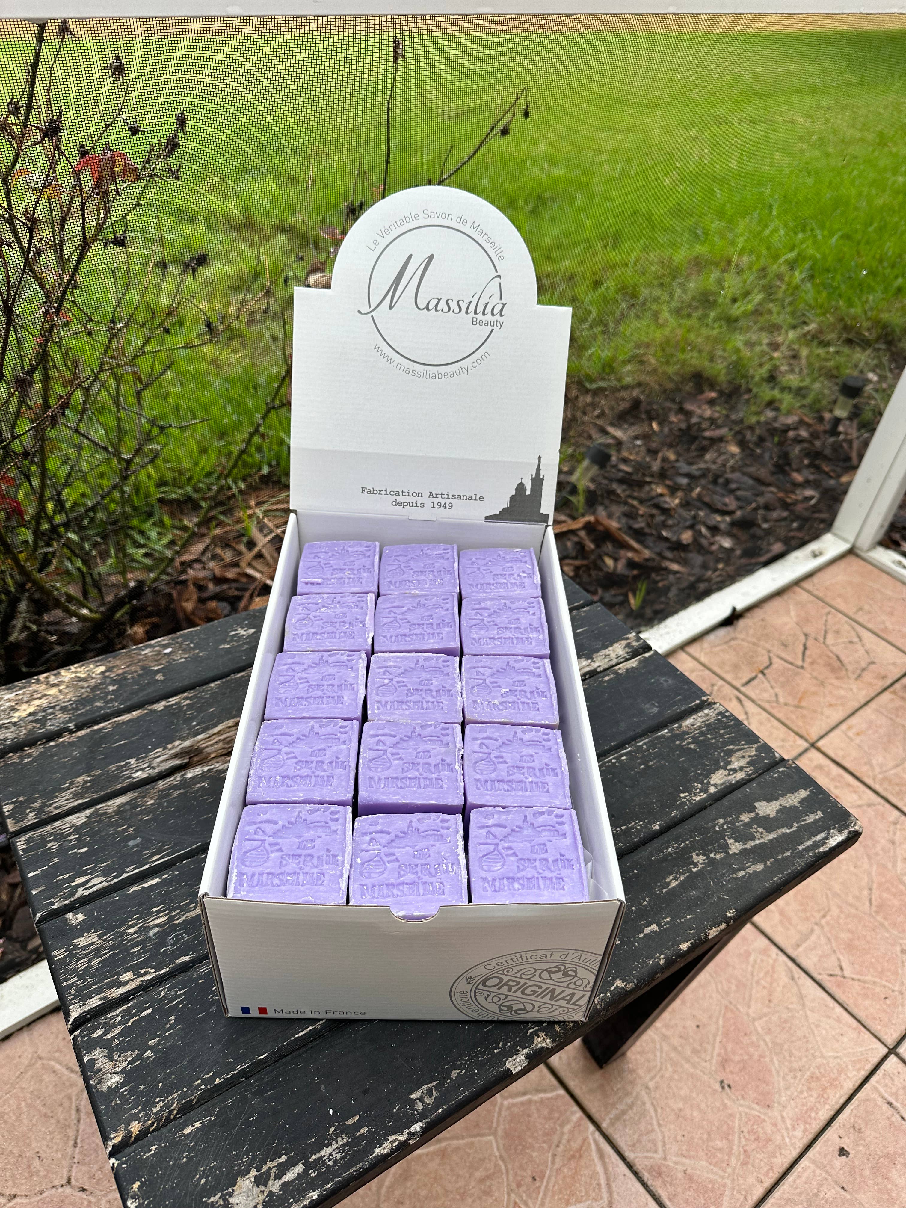 La Belle France - Wholesale Bar Soap - Marseille Cube Soaps Assorted Scents Natural and Pretty 150g1
