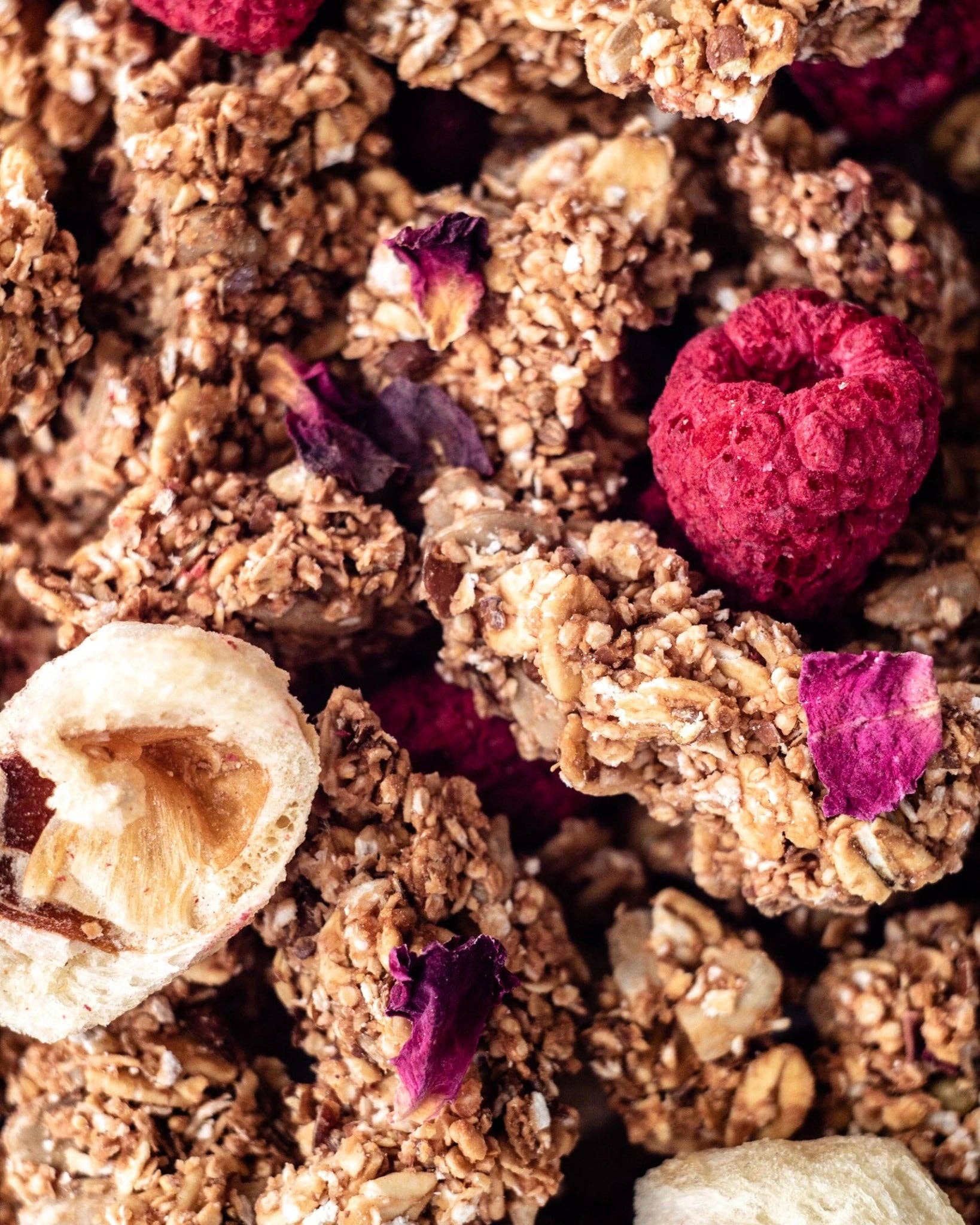 Naturally Granola - Wholesale Breakfast Cereal - Pink Lychee Granola - Exclusive 3-Star Michelin Chef S1