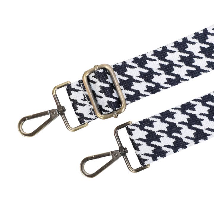 Guitar Strap - Houndstooth 1 for wholesale by AMPERE CREATIONS