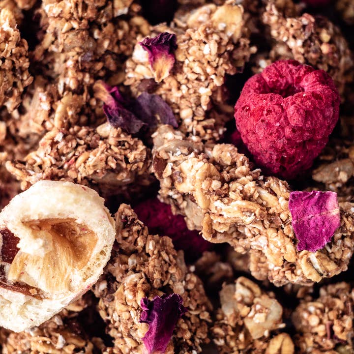 Naturally Granola - Wholesale Breakfast Cereal - Pink Lychee Granola 300g | 3* Michelin | Nutfree