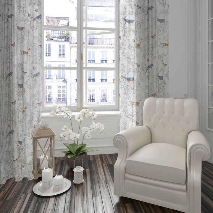 Levtex Home – wholesale Curtain – Mockingbird Drape Panel2