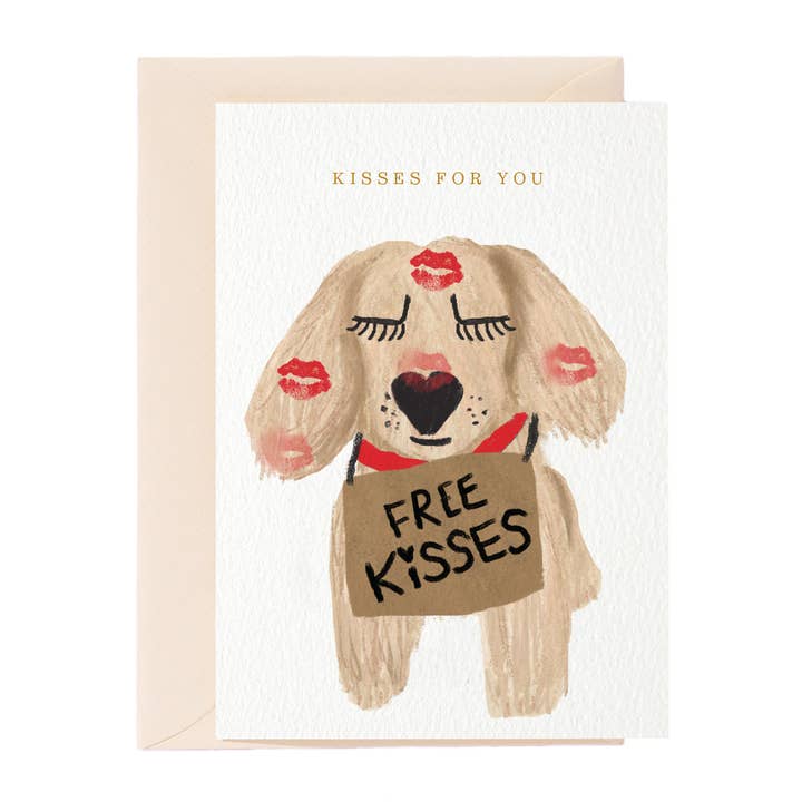 Kyssar till dig - hälsningskort för wholesale av Nelly Castro