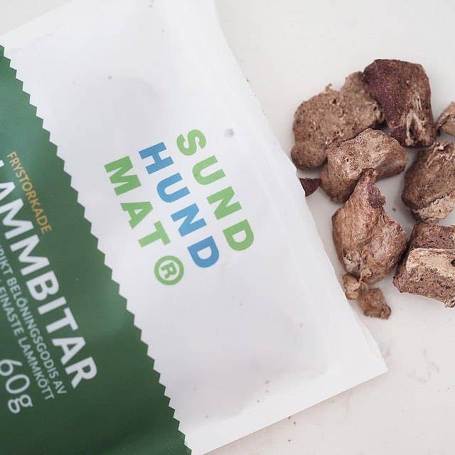 Sund Hundmat - Wholesale Pet treats – Dog - Freeze-dried Lamb chunks 60g1