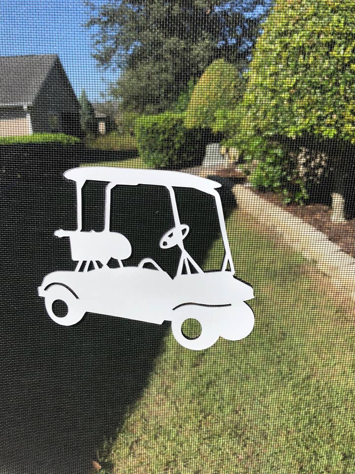 DCentral Golf Cart Flexible Screen Magnet - Size 6" x 6" for wholesale by DCentral Magnetics