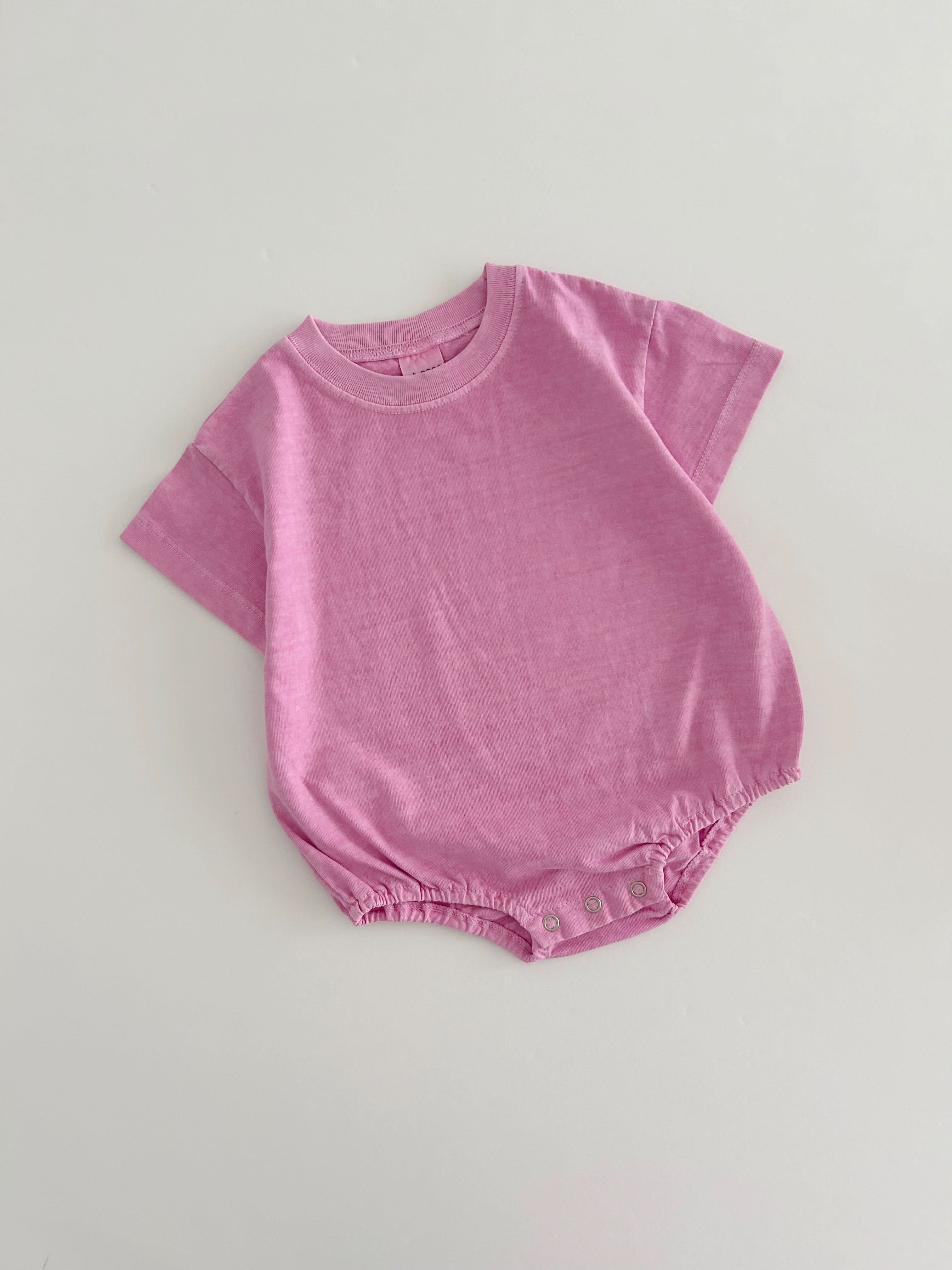 At Noon - Vendita all'ingrosso Tutina (senza piedini) - Neonati - T-Shirt Tinta in Abbigliamento per Bambini (3-18 m) - 4 colori2