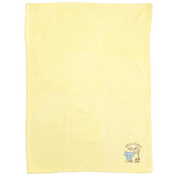 Cottage Garden - Wholesale Bedding Blanket - Kids & Baby - Baby Blnkt Precious Little One Yel Fleec