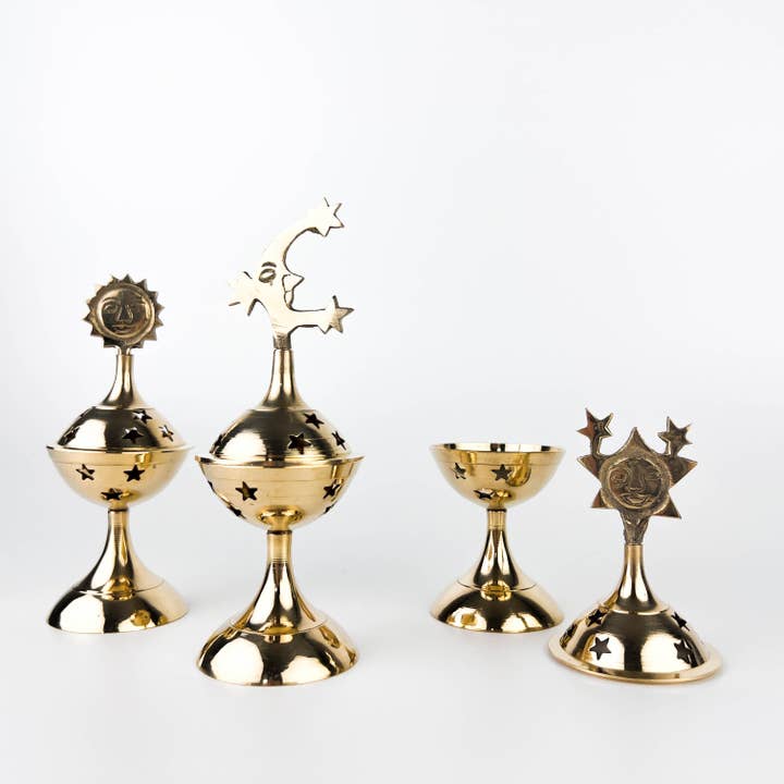 GREENROOTS USA LLC - Wholesale Incense holder - Celestial Burners 6"H (Set Of 3)5