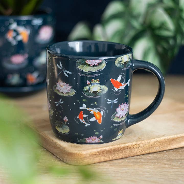 WONDER IMPORTS AUSTRALIA - Wholesale Coffee Mug - Pond Print Ceramic Mug