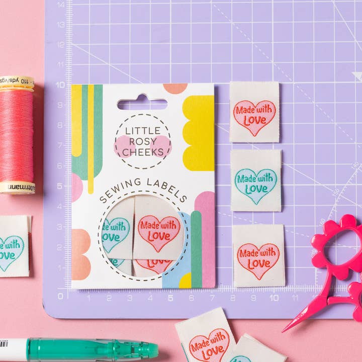 Little Rosy Cheeks - Wholesale Fabric - MADE WITH LOVE - Sewing Labels Tags5