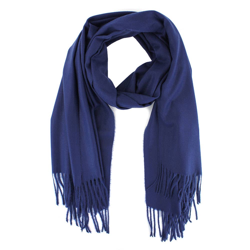 Sensibling Corp. - Wholesale Scarf - Women's - Solid Cashmere Blend Soft Wrap Shawl Scarf60