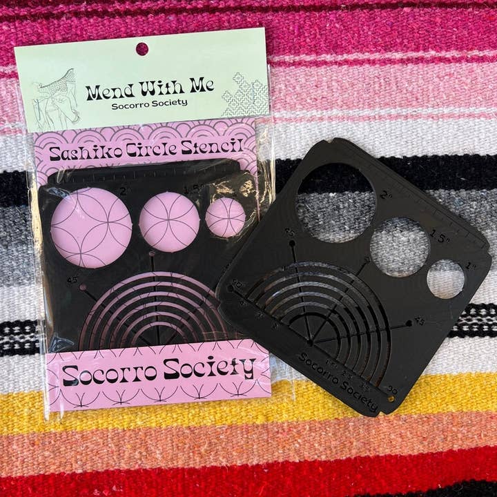 Socorro Society - Wholesale Craft Tool - Sashiko Circle Stencil5