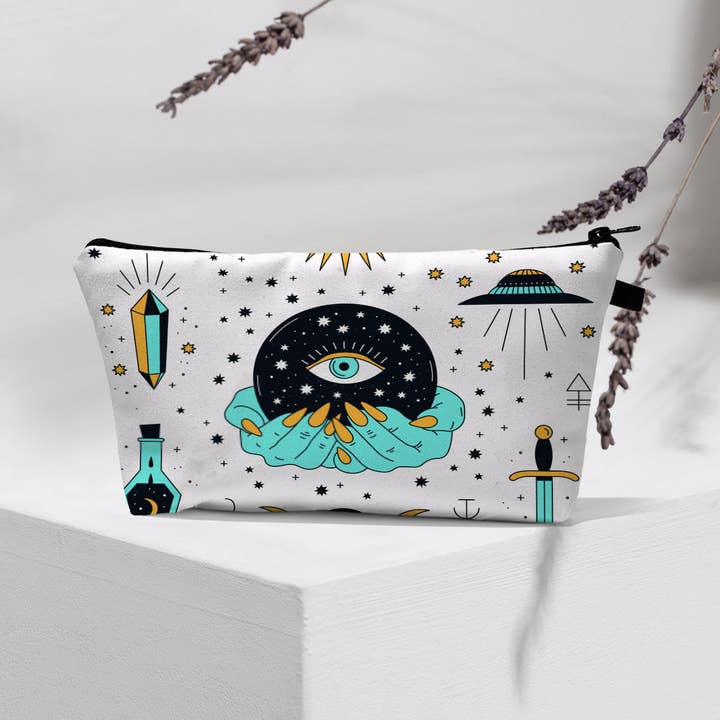pinkblu02 – wholesale Make-up/cosmetic bag – Women Fashion Evil Eye Portable Cosmetic Bag