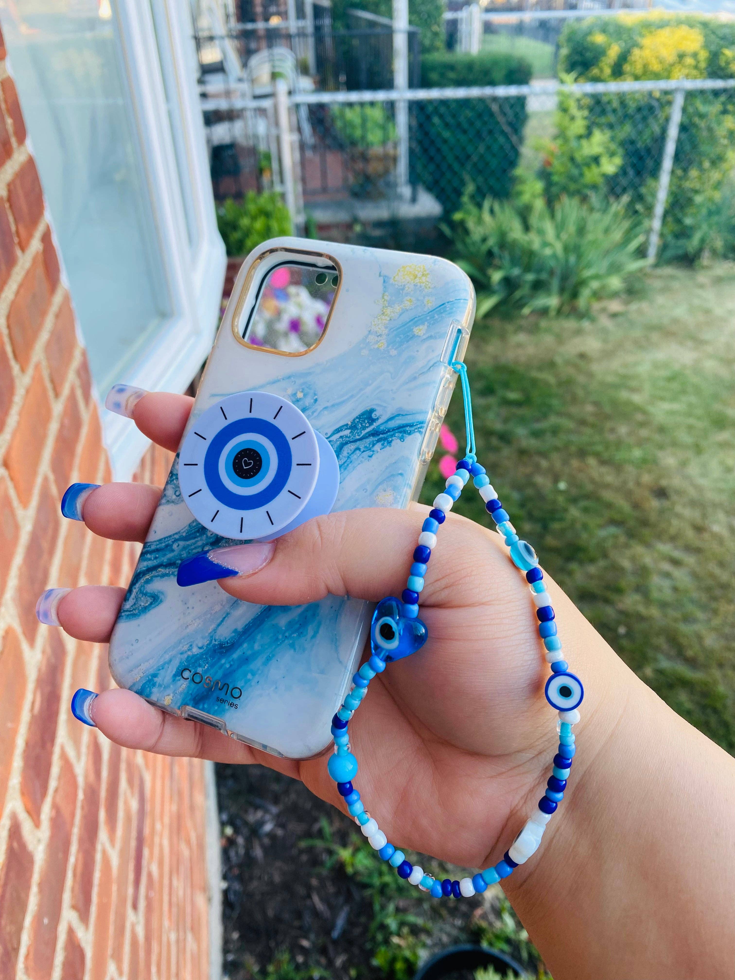 Gewlery By G - Wholesale Phonecase Strap - Blue Phone Strap2