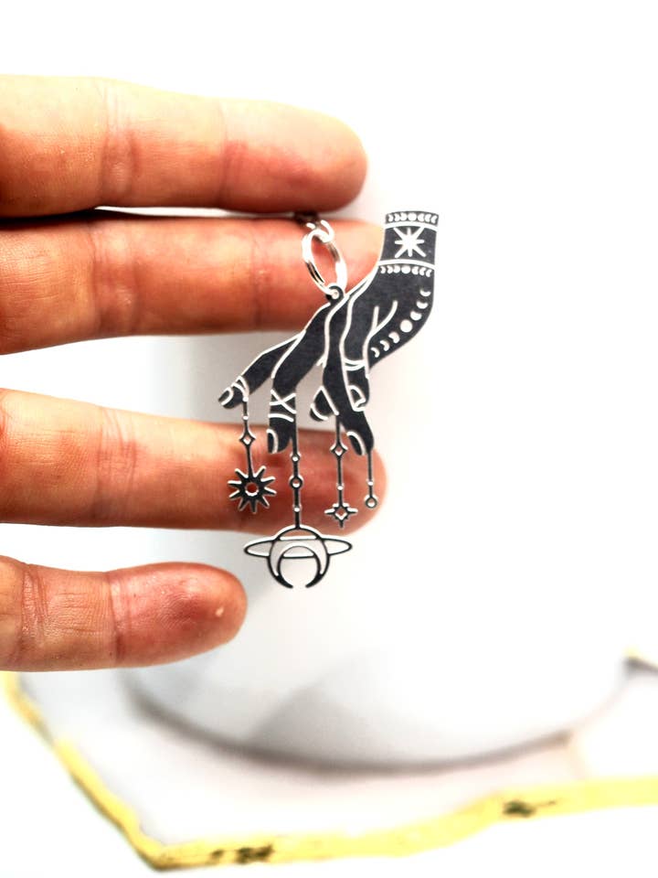 Infusore da tè Cosmic Witch, infusore da tè a foglie sfuse per la vendita all'ingrosso da parte di Loveyenergy & Blessings