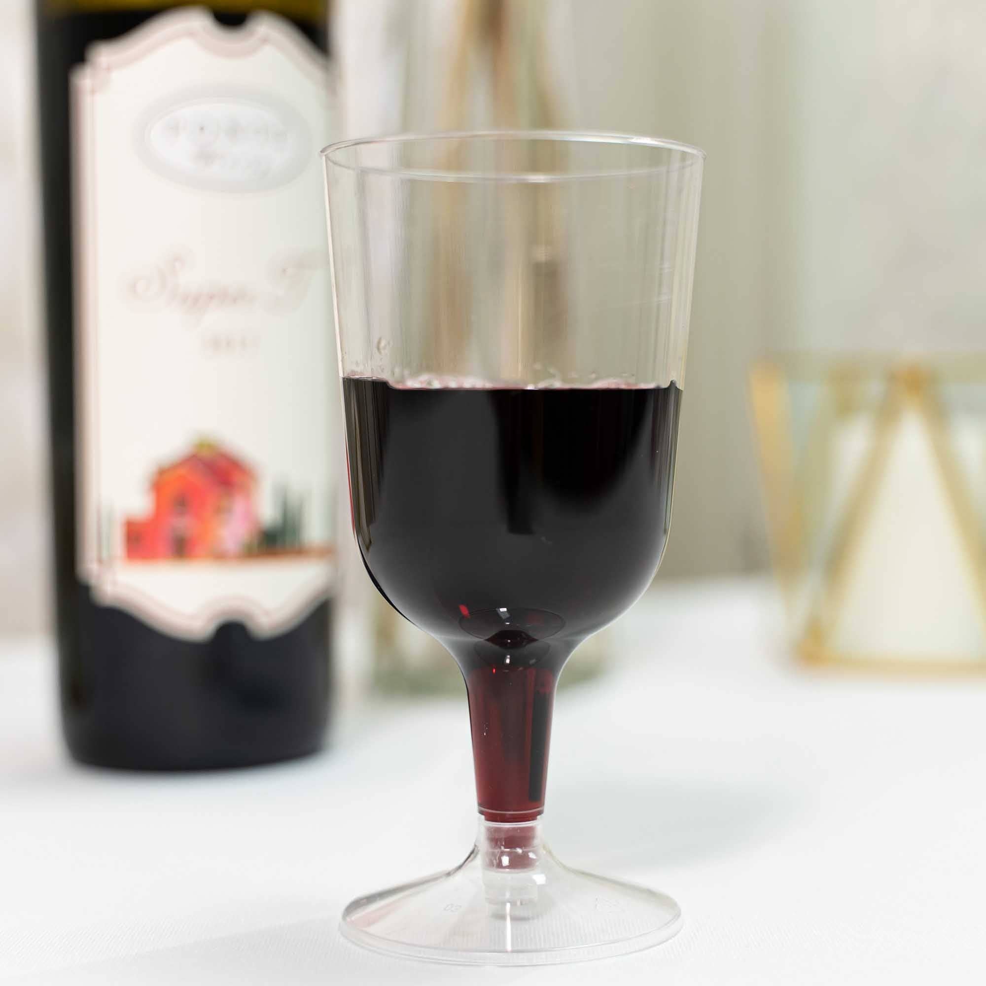 Portofino International Trading, USA - Wholesale Wine Glass - Plastic Wine Glass 4.75" -  Pack of 121