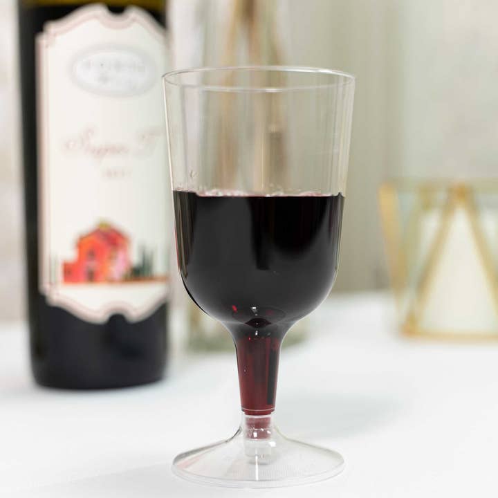 Portofino International Trading, USA - Wholesale Wine Glass - Plastic Wine Glass 4.75" - Pack of 121