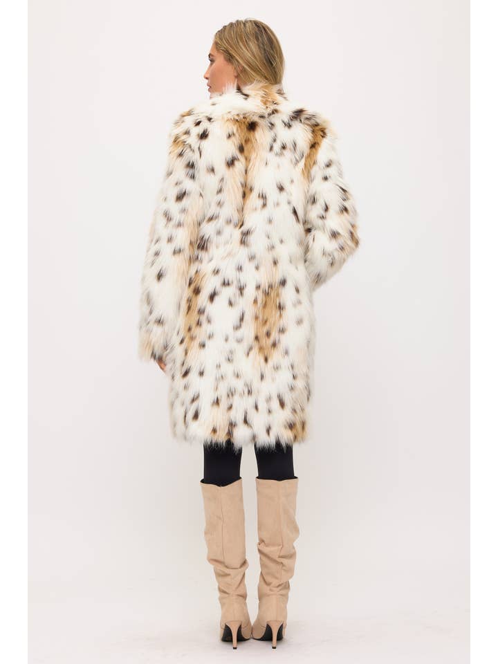 CLAFC0013: Leopard Frost Coat for wholesale on Faire2