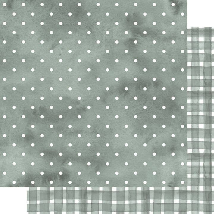 Oh, Baby! Collection Sage Sprinkles 12 x 12 Double-Sided Scrapbook Paper by SSC Designs - 15 Pack for wholesale by SSC Wholesale