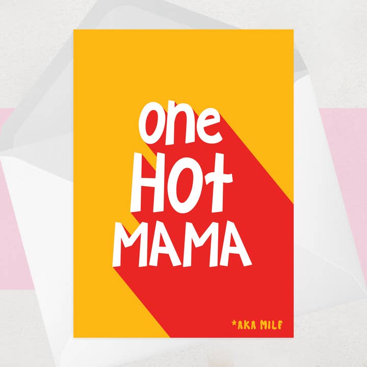 MILF DILF Pregnancy Card - New Baby Cards - Hot Mama, Papa for wholesale by OCD Greeting Cards