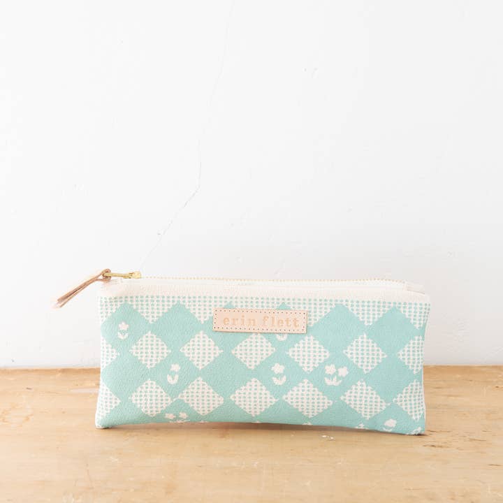 Erin Flett - Wholesale Pencil Case/Pouch - Checkered Quilt Pencil Bag0