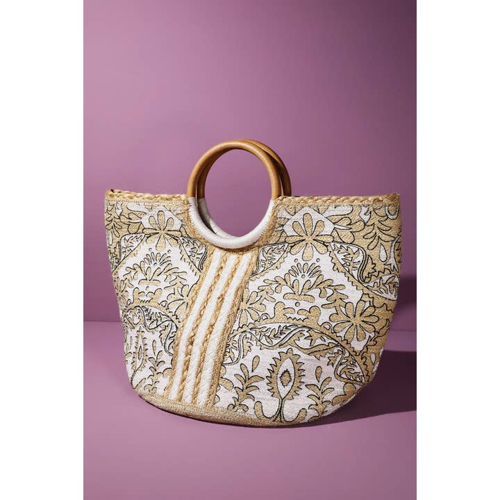 Myth Jute Tote Bag for wholesale on Faire