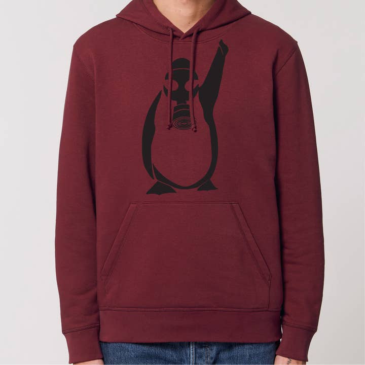 Penguin Unisex Hoodie for wholesale by Meeplings | Handmade in Berlin