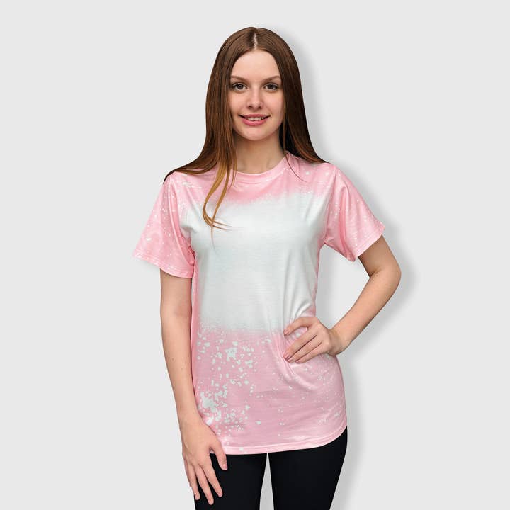 ILTEX Apparel - Wholesale T-Shirt - Women's - FAUX Bleached Tees - Adult6