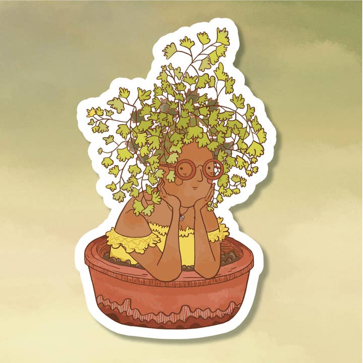 Lady Maidenhair Sticker for wholesale by Micael Nunez