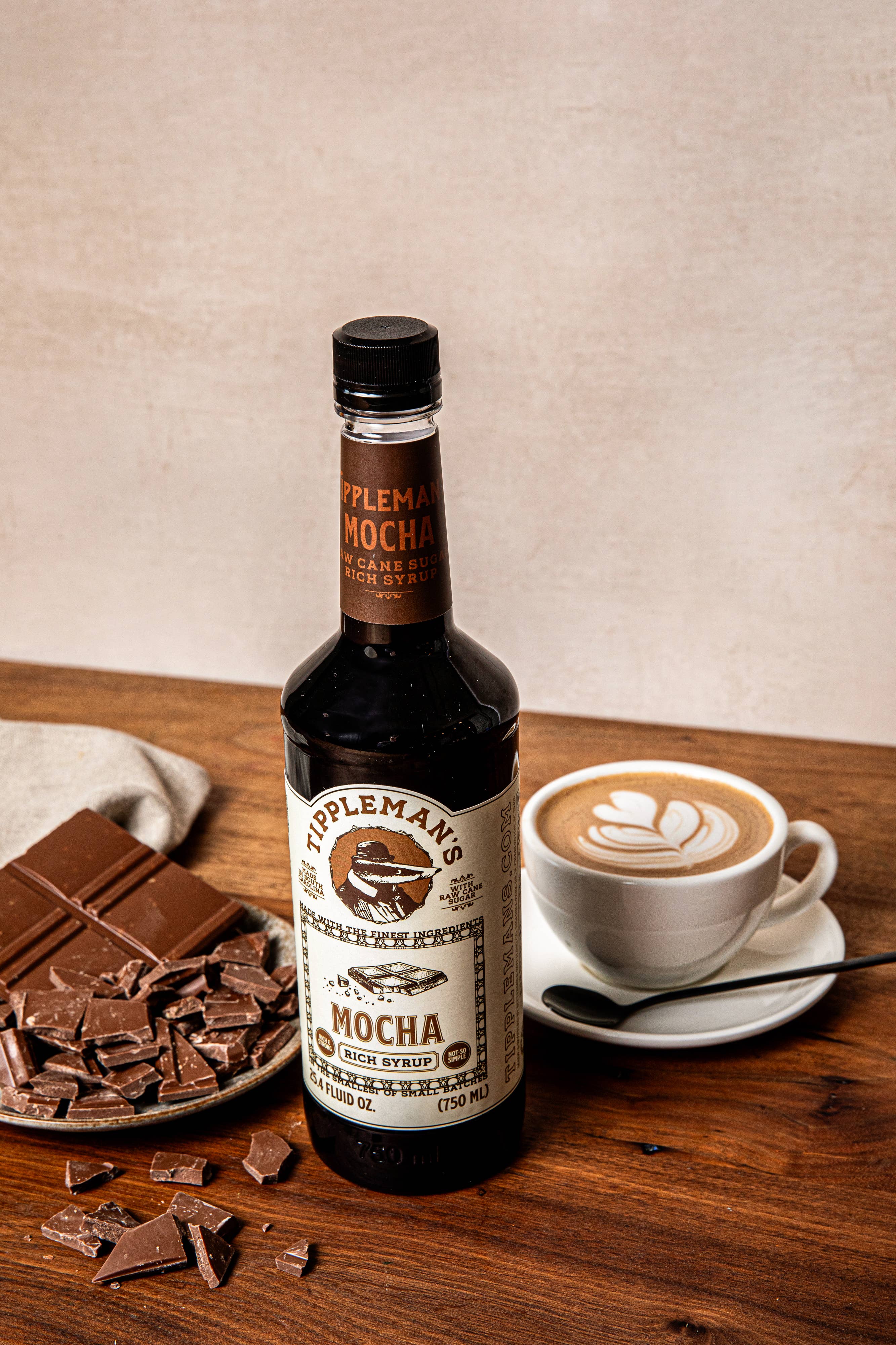 Bittermilk Bottling Co. - Wholesale Flavored Syrup - Mocha Syrup - Coffee Syrup 750ml/25.4 fl oz1