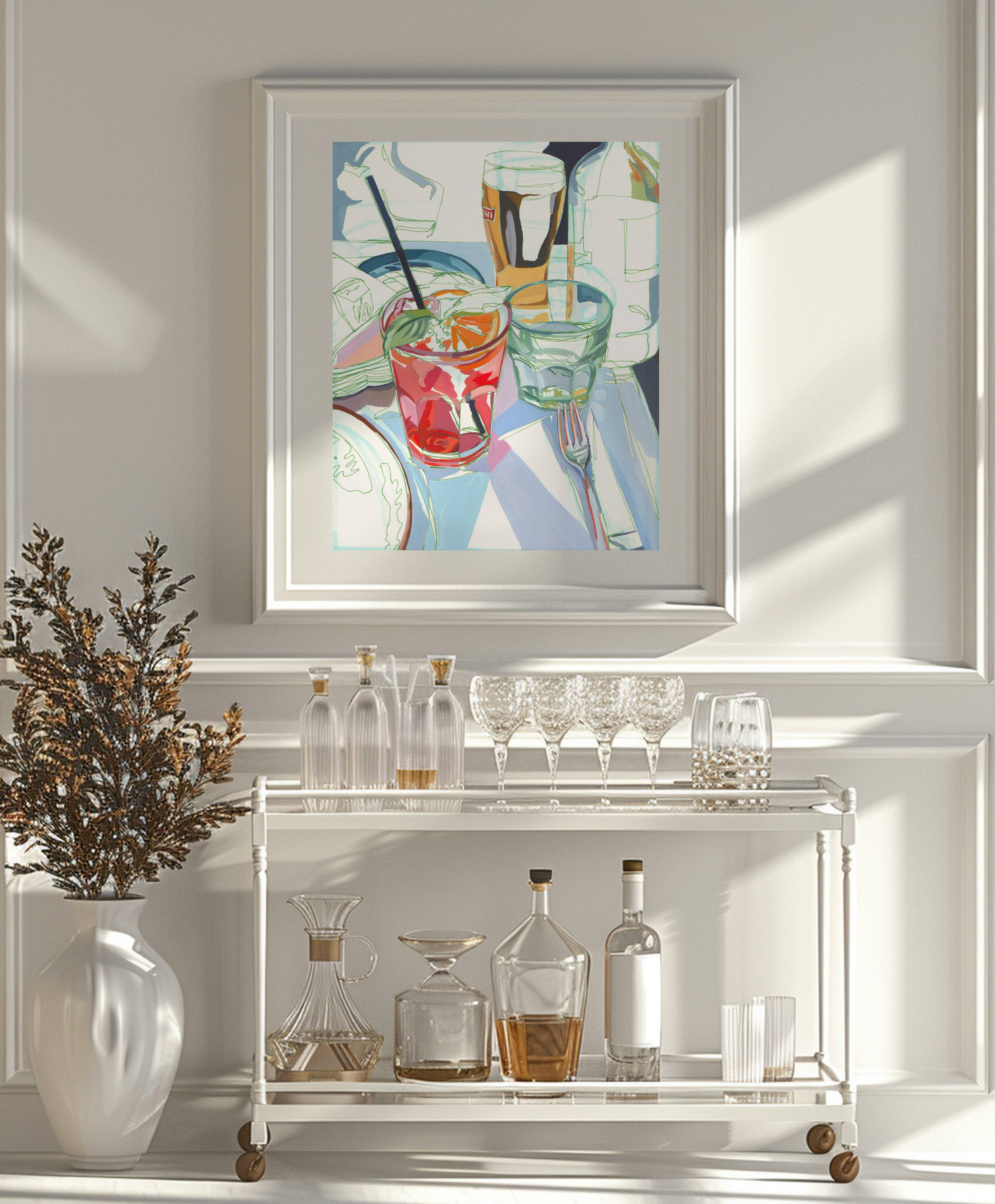 Anissa Riviere Art and Prints - Wholesale Art Print - "Aperol Spritz" Cocktails in Italy Signed Giclee Print3