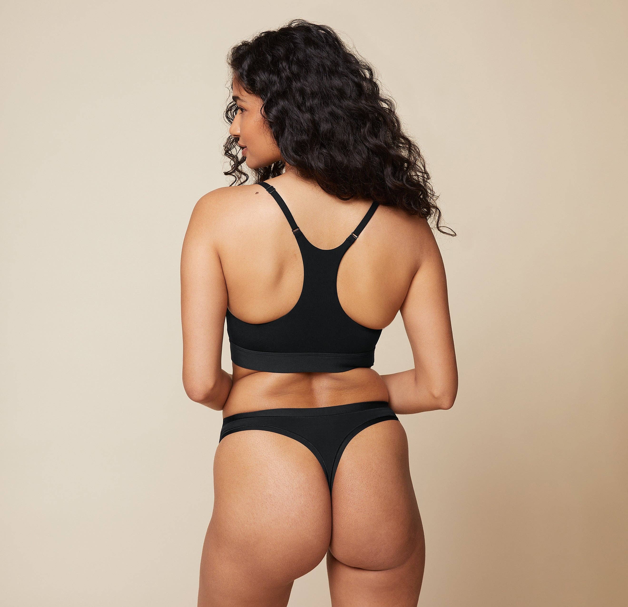 Bliss Racerback Bralette - Black for wholesale on Faire3
