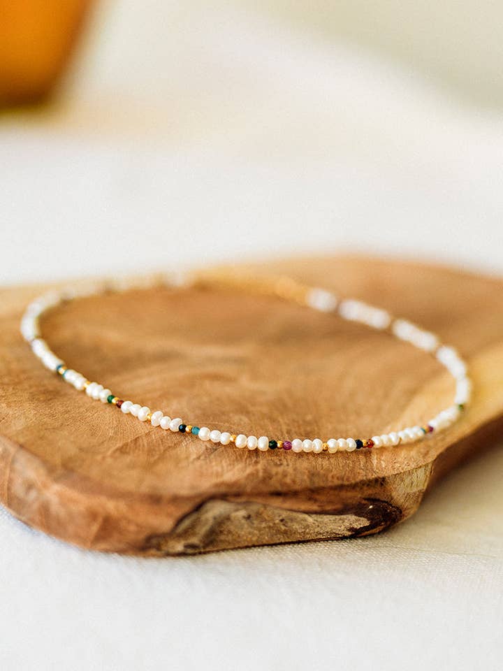 Leïla Choker - Mehrere Steine für den Großhandel von SIKA BIJOUX