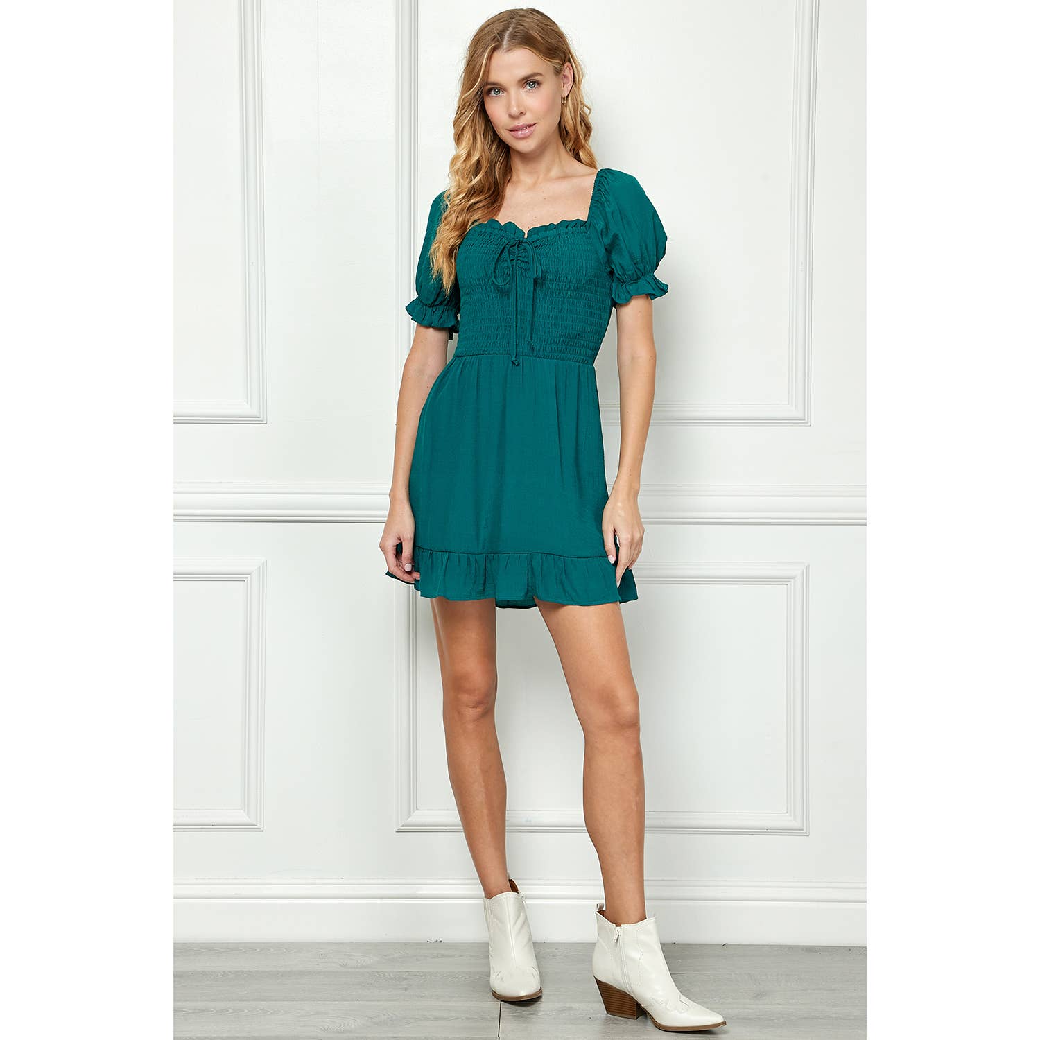 Winslow Collection - Vente Robe – femme - ROBE À VOLANTS PUFF SLV SMOCKÉE HAUT EN BAS A55631148