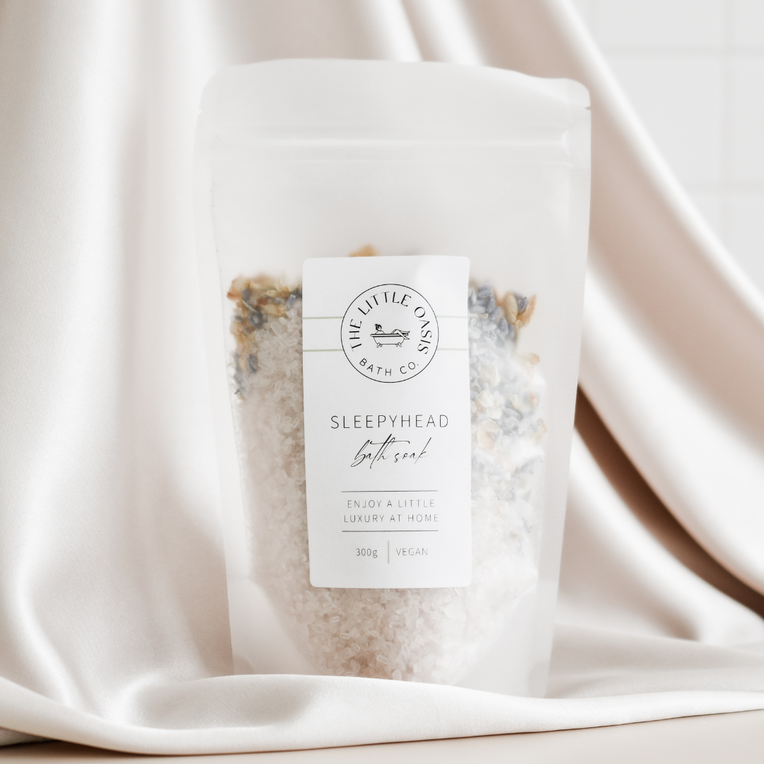 The Little Oasis Bath Co. - Wholesale Bath soak/milk - SLEEPYHEAD | MAGNESIUM BATH SOAK - STANDARD4