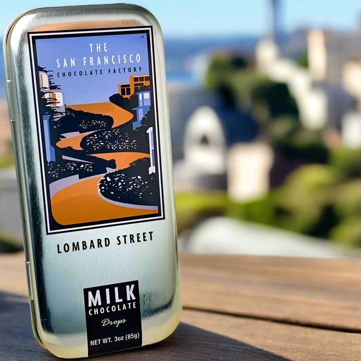 The San Francisco Chocolate Factory - Wholesale Chocolate Bar - San Francisco Landmark - Lombard Street - Milk Chocolate1