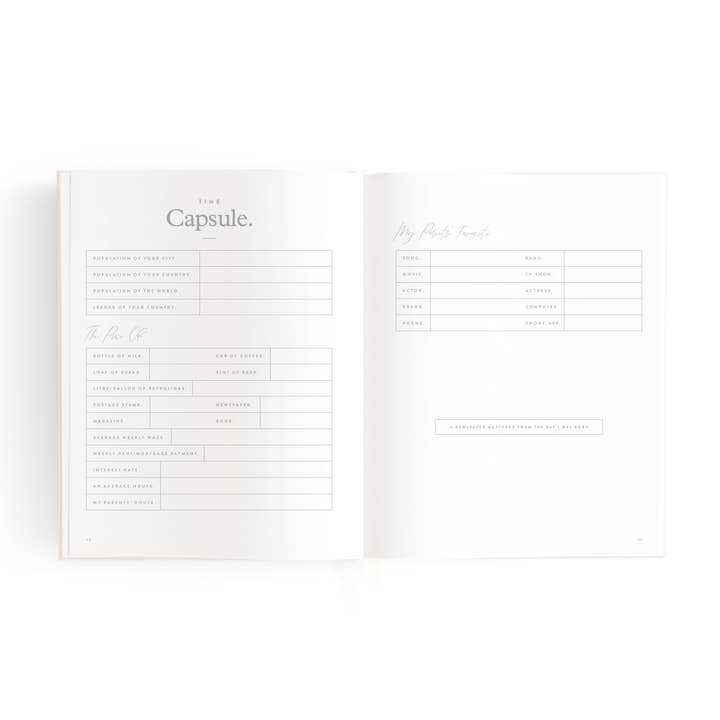 Fox & Fallow - Wholesale Memory Book - Kids & Baby - Mini Baby Book Oatmeal14