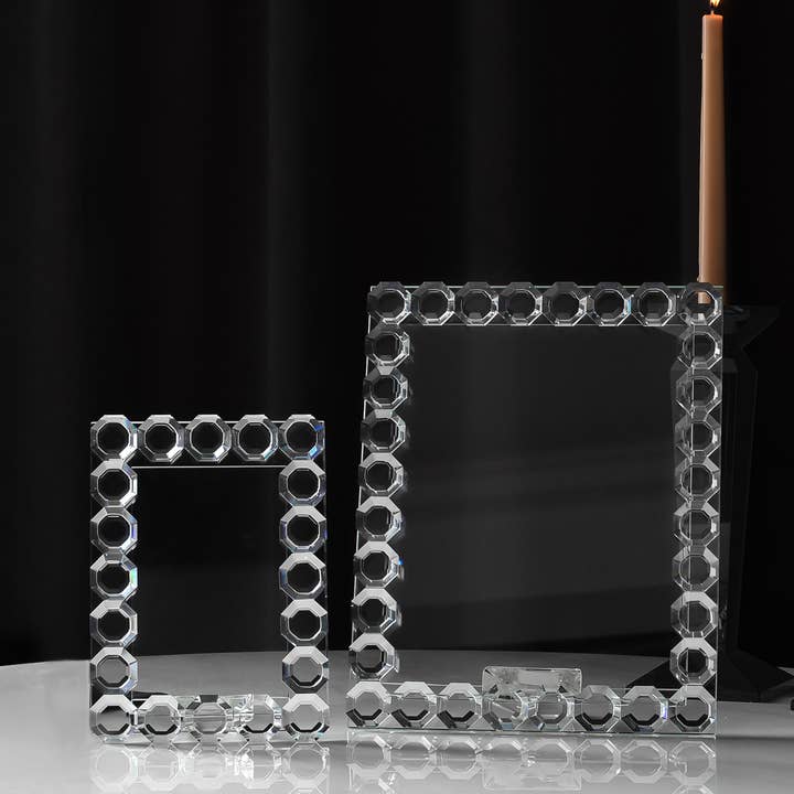 Lainy Home - Wholesale Picture Frame - Octagon Crystal Picture Frame8